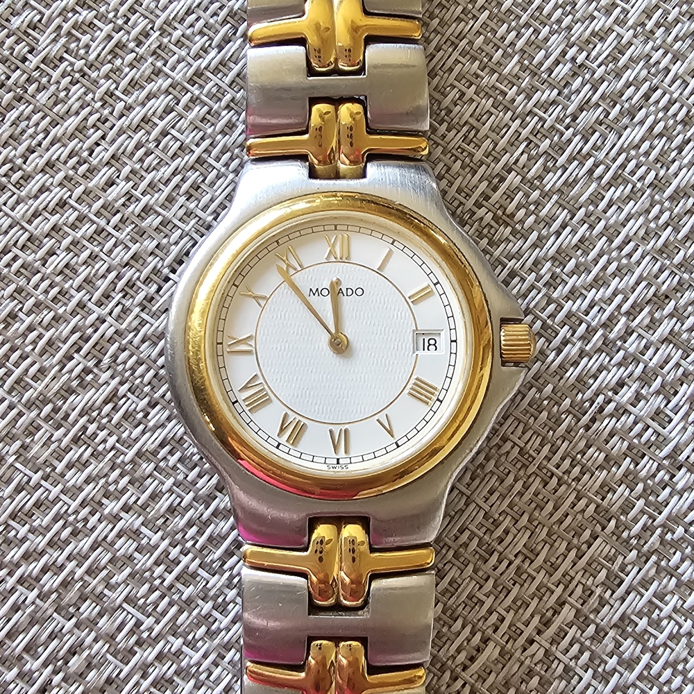 Movado Women's Gold and Silver Bracelet Watch